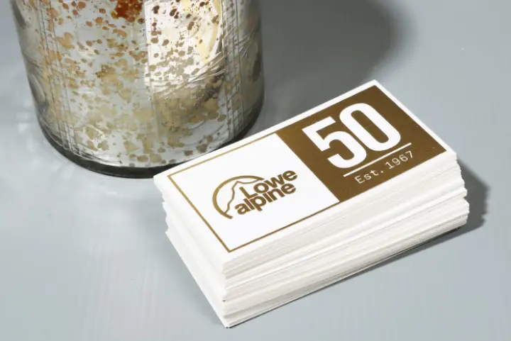 Gold metallic stickers