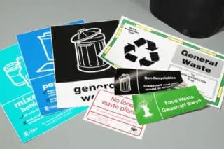 Screenprinted stickers