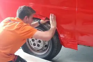 fitting red car vinyl stickers