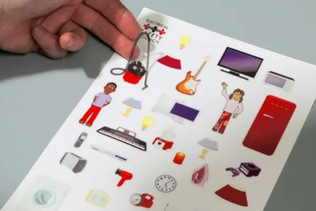 Multi sticker sheets on transparent vinyl