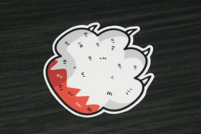 paw print stickers for floor