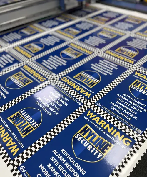 custom printed security labels