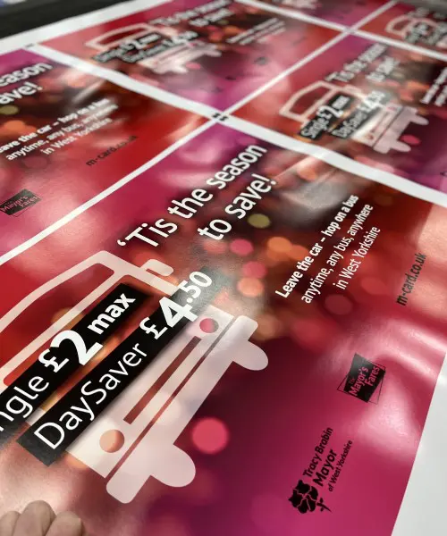 A1 Custom printed posters printed in the UK