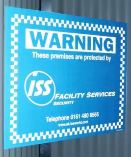 Reflective warning boards