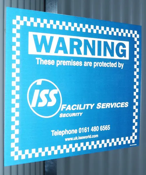 Reflective warning boards