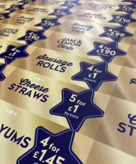 Shelf edge tickets and strips