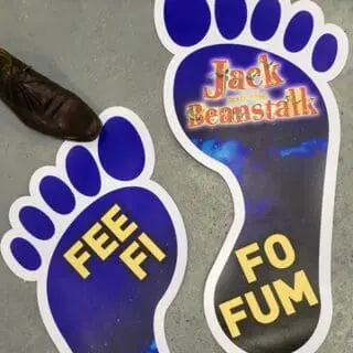 outdoor floor stickers for use on concrete