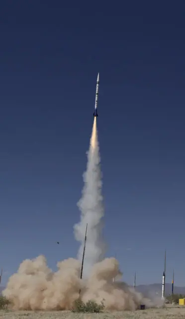 rocket taking off