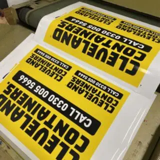 high tack event stickers