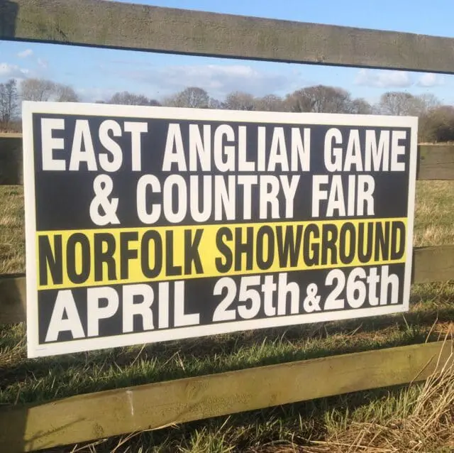 country fair outdoor event signage