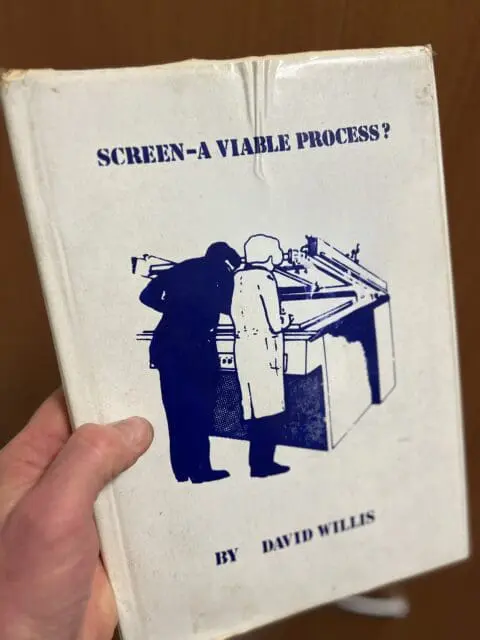 is screenprinting a viable process thesis book