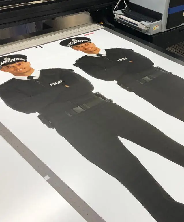 life size police standees