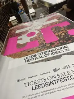 Hybrid printing with digital full colour print and day glo pink print