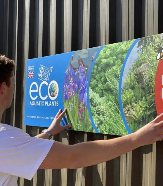 Custom printed Correx signs in full colour ready to display