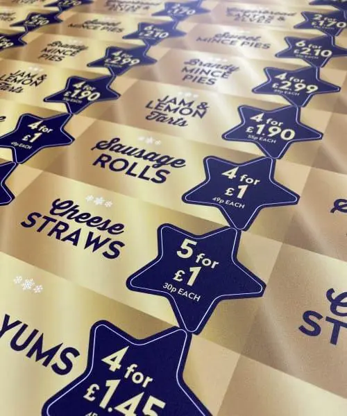 shelf edge strips custom printed in uk