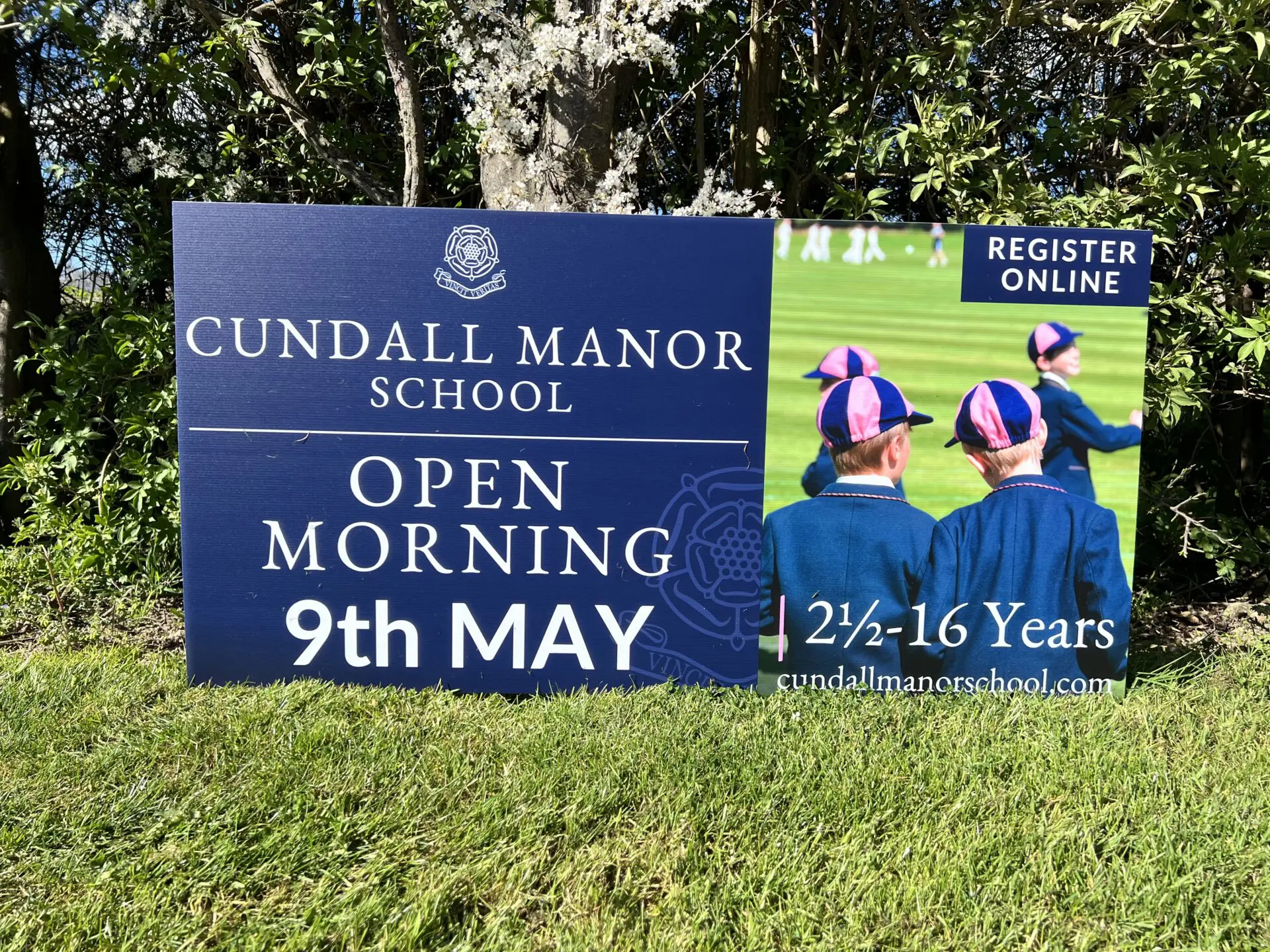 Open Day Signs for Independent Schools