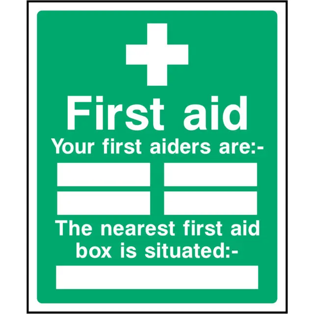 First aid sign