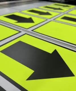 Day glo Arrow signs & Trail markers