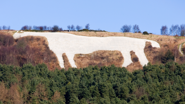 White Horse at kilburn North Yorkshire Only a few miles from printing factory