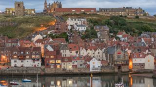 Whitby Abbey and Harbour in North Yorkshire