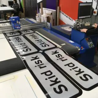 Skid risk reflective stickers
