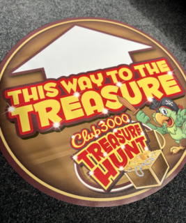 Way Marker Floor Stickers