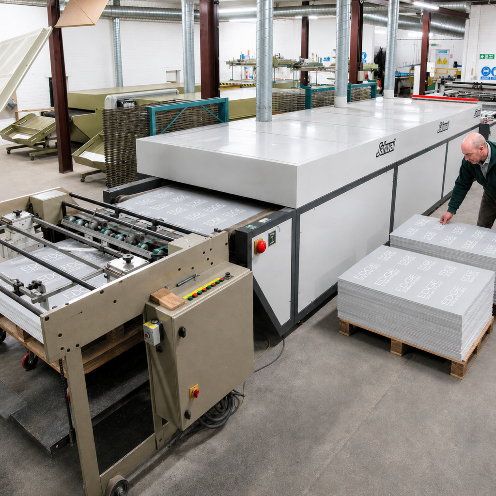 Long run white ink printing
