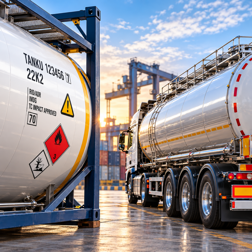 ISO tank container & tanker decals, labels and fleet graphics