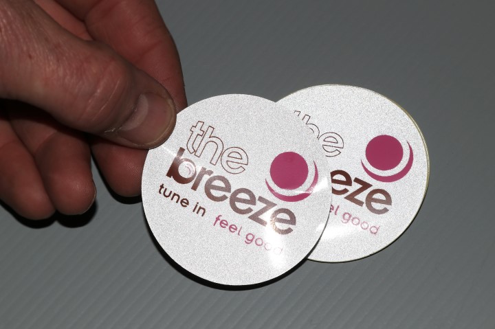 Round reflective stickers