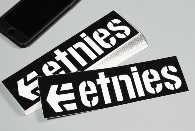 Screen printed Etnies sticker