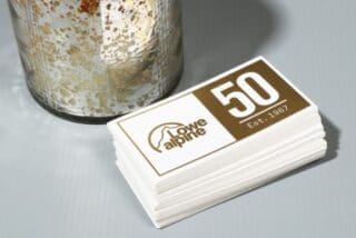 Gold metallic stickers