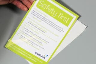 Health and safety stickers