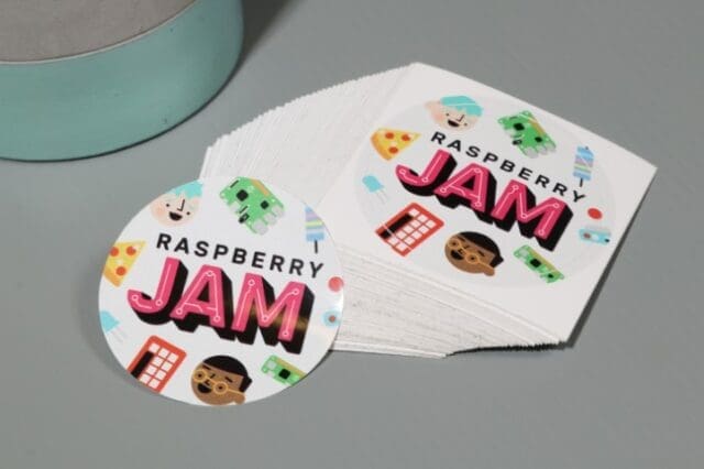 round vinyl stickers