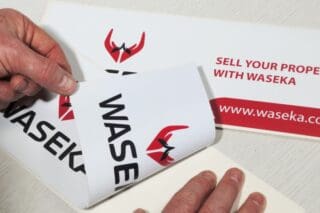 custom printed double sided window decal