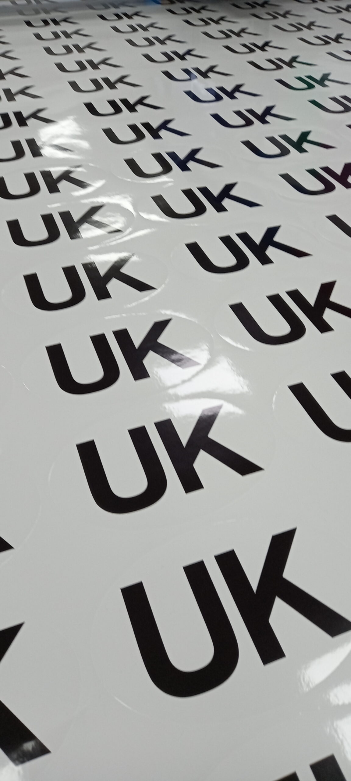 Using UK Stickers on cars when travelling abroad