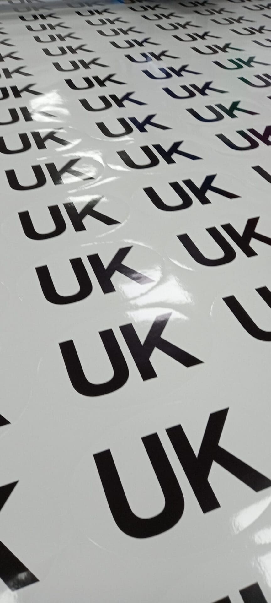 Using UK Stickers on cars when travelling abroad