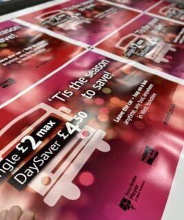 A1 Custom printed posters printed in the UK