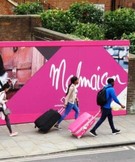 Advertising Hoarding panel printing