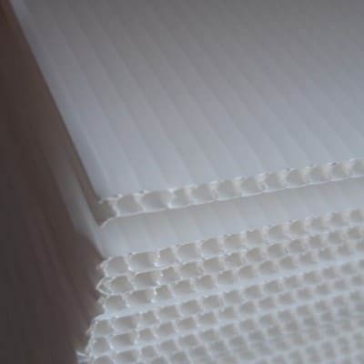 Corrugated plastic