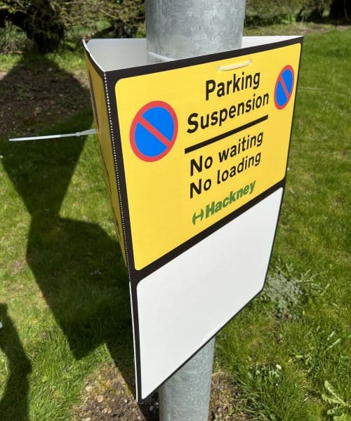 Correx® no parking sign