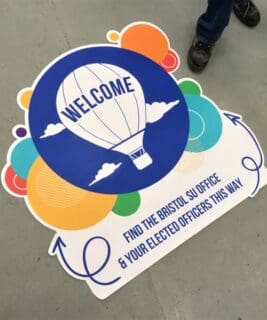 Custom Printed Floor Stickers