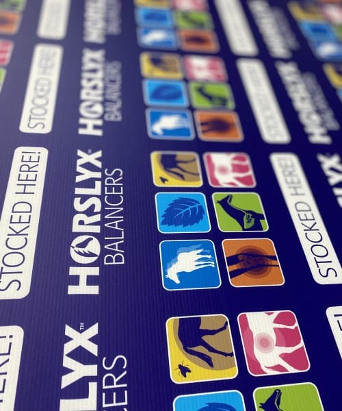 A4 correx signs - Full colour Correx® sign board