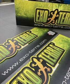 Foamex Header cards and advertising boards