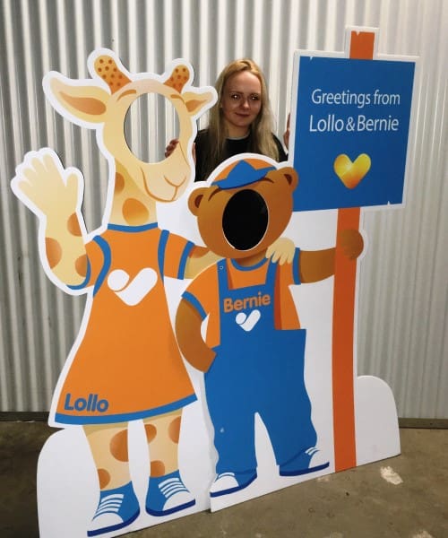 Life size marketing photo cut outs