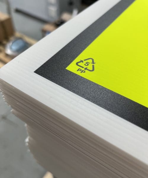 Custom printed correx boards