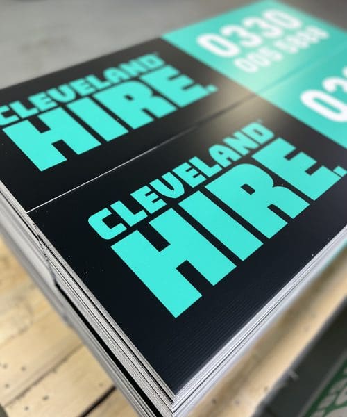 Printed Correx® Signs - Correx Printing UK