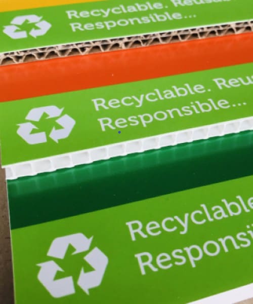 Recyclable. Reusable. Responsible.