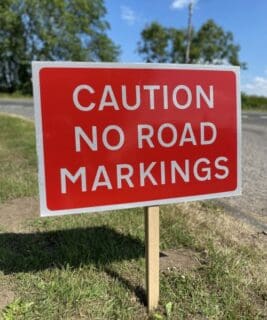 Reflective street signs