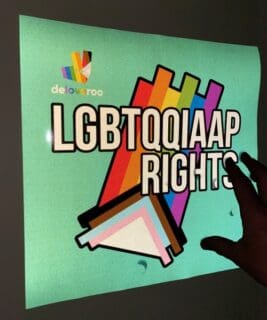 LGBTQQIAAP rights sticker