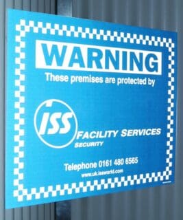 Reflective warning boards